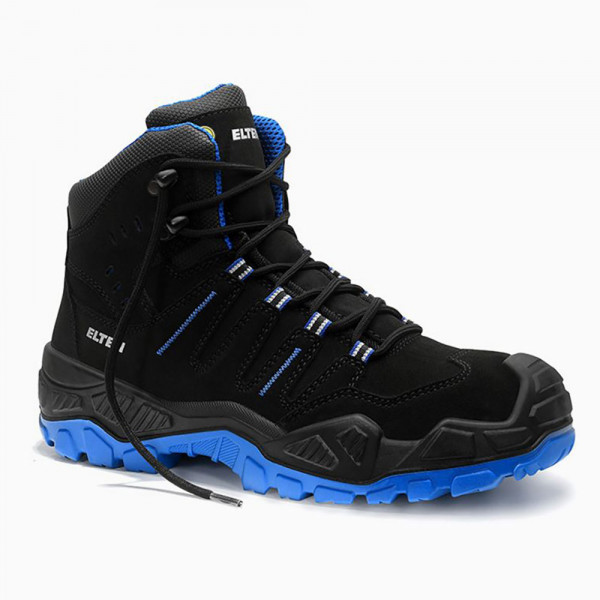 ELTEN QUENTIN black-blue Mid Sicherheitsschnürstiefel S3S ESD