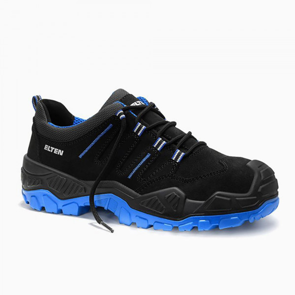 ELTEN QUENTIN black-blue Low Sicherheitshalbschuh S3S ESD